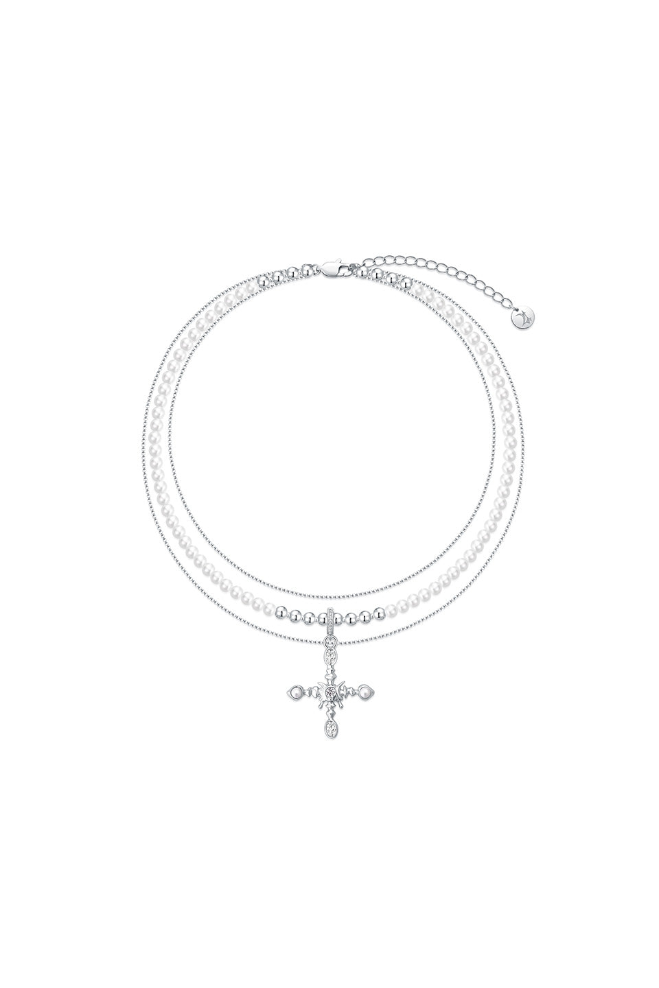 Reeero X Sikokis Ala0516 Collection
Wing 003 White Pearl Triple-Layer Necklace