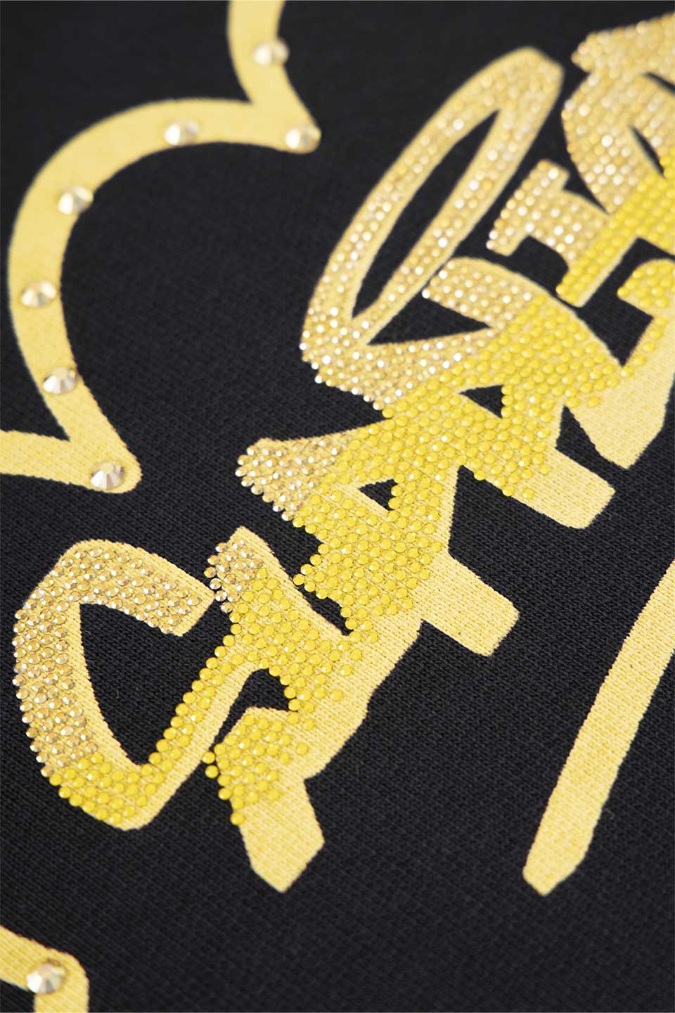 Rhinestone Graffiti Logo Hoodie