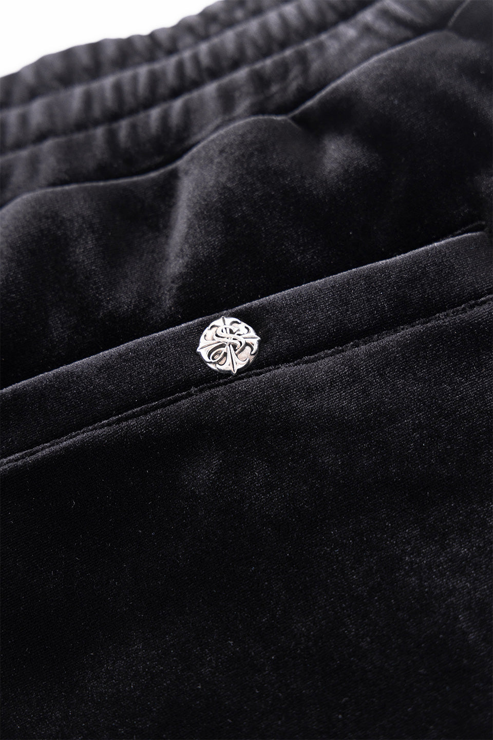 【予約商品】Rhinestone Velour Track Pants【9月上旬お届け】