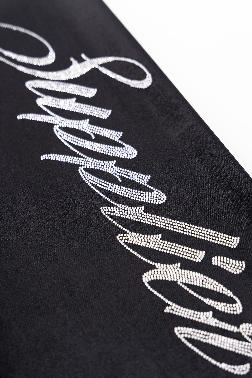 【予約商品】Rhinestone Velour Track Pants【9月上旬お届け】