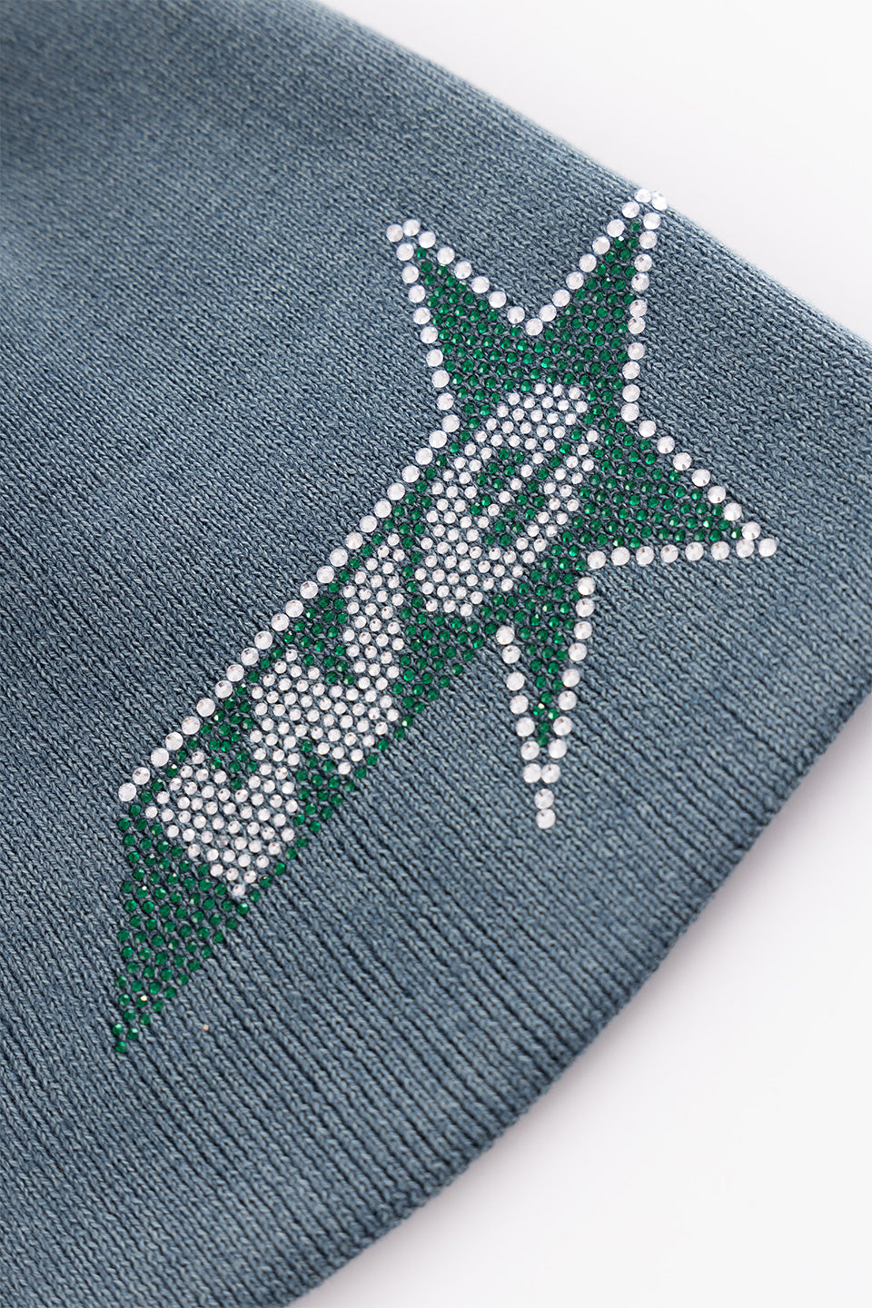 Rhinestone We Star Logo Beanie