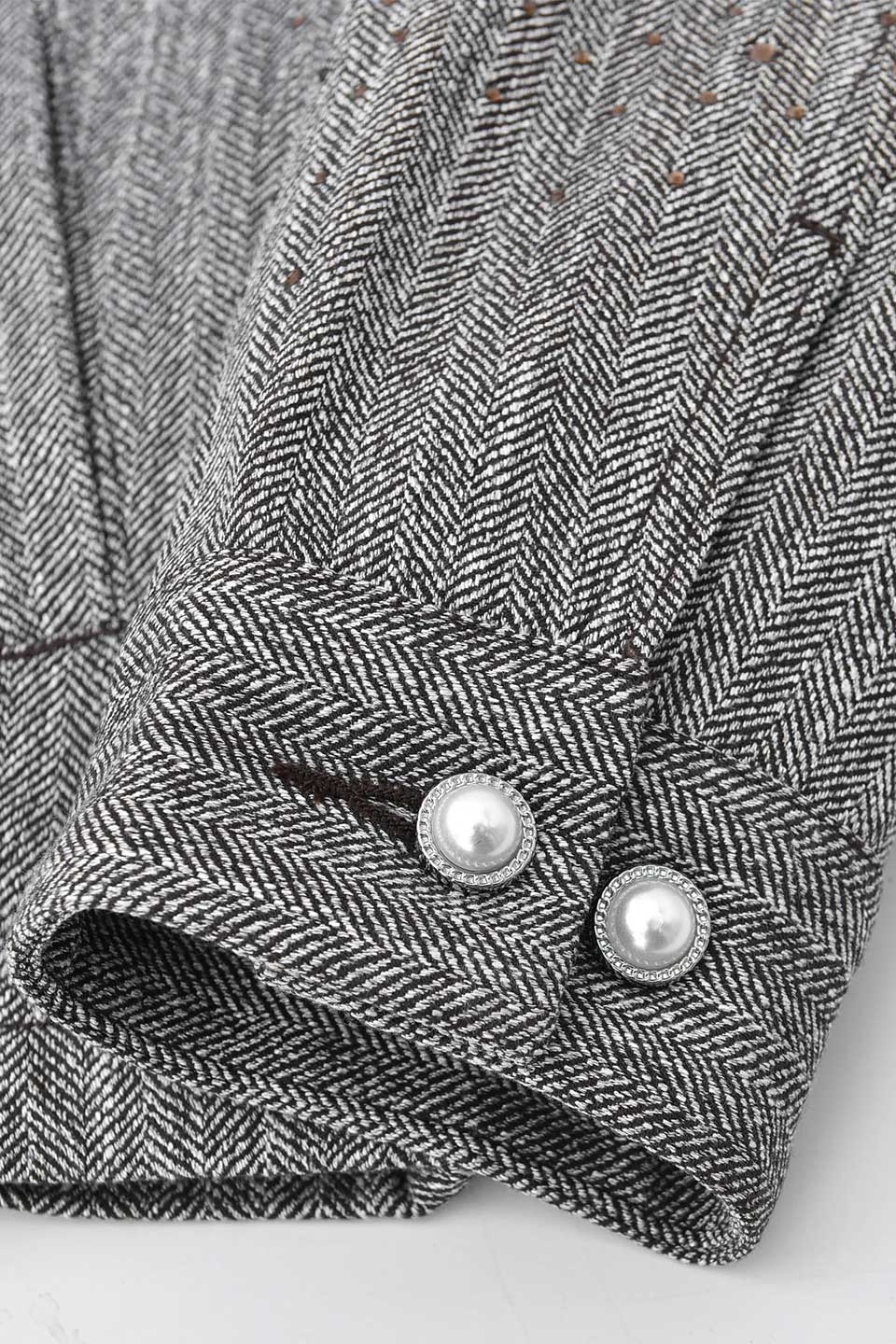 Rhinestone Zipper Jacket