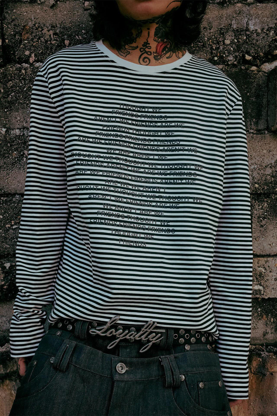 Riven Fitted Long-Sleeve Tee