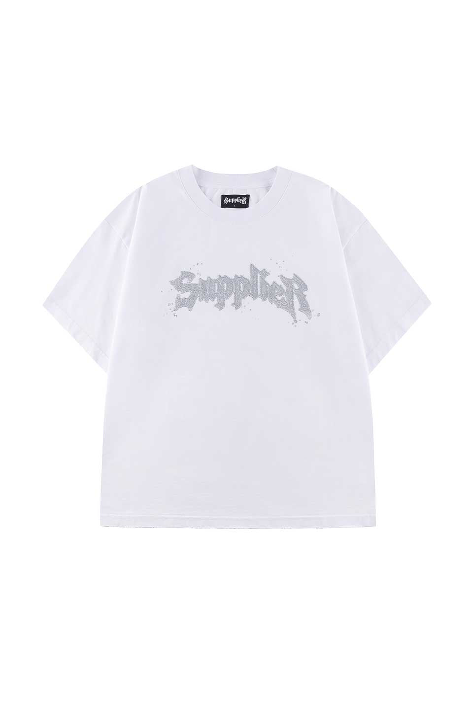 Splash Rhinestone Iron Logo Tee