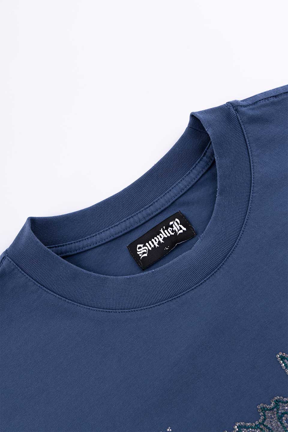 Splash Rhinestone Iron Logo Tee