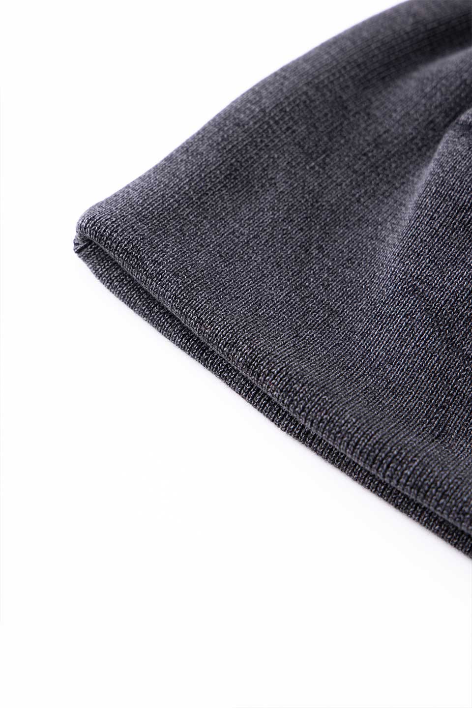 Studs Cross Leather Patch Beanie