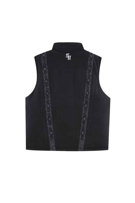Studs Puffer Vest