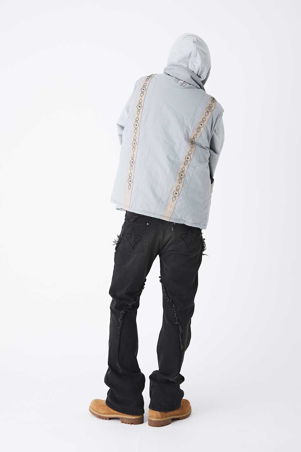 Studs Puffer Vest