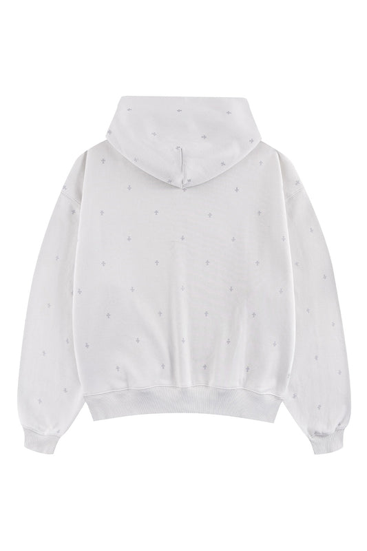 Tiny Cross Glitter Pullover Hoodie