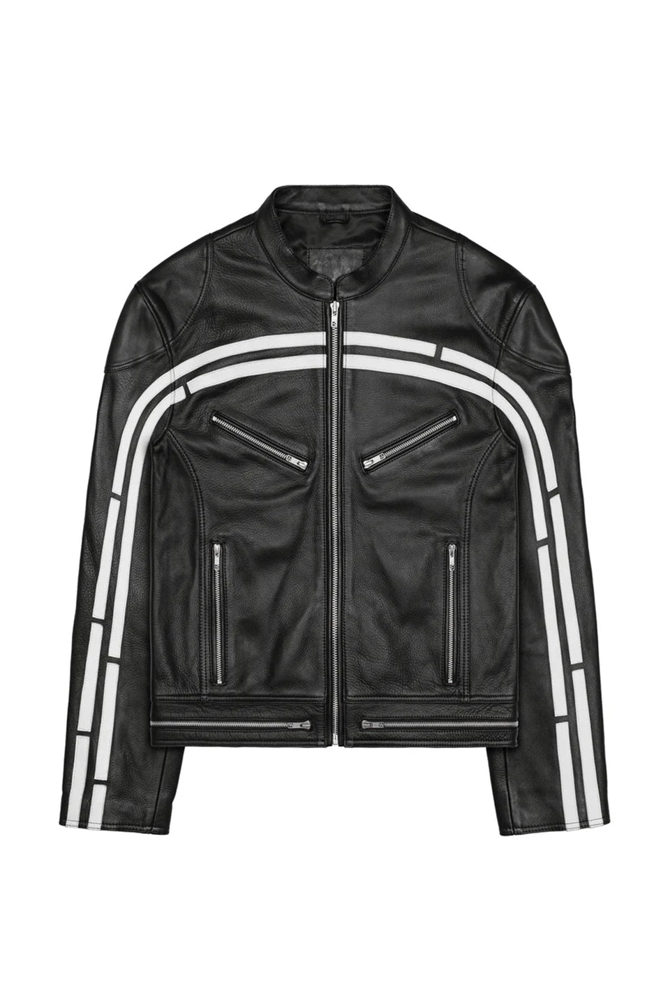 Track Leather Jacket