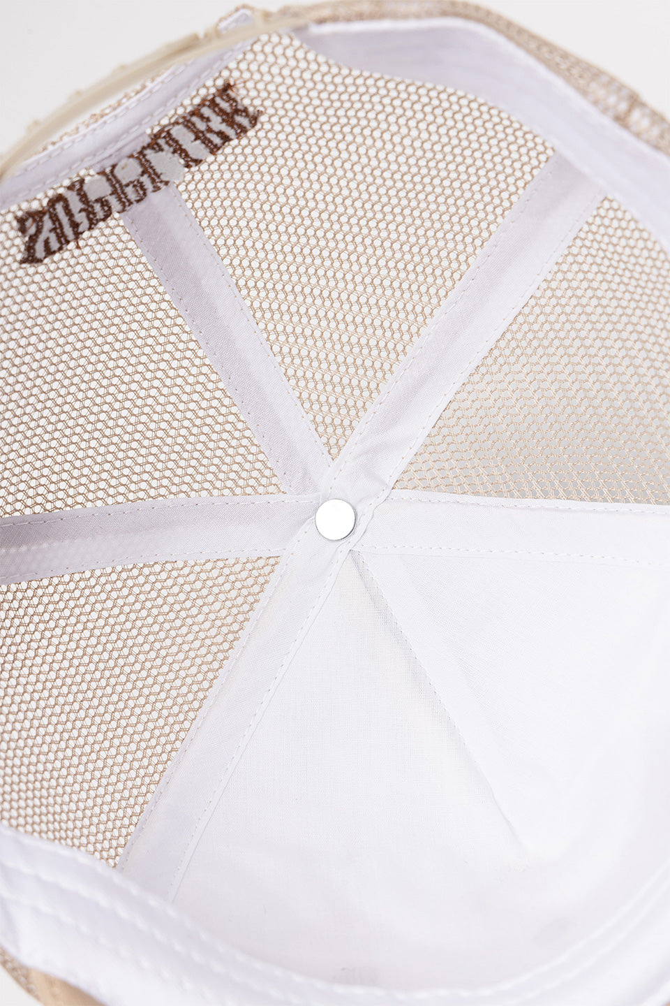 Tribal Camo Cross Leather Patch Mesh Cap