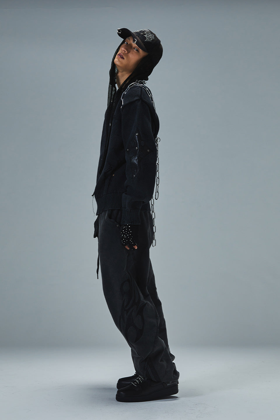 Tribal Side Stripe Track Pants
