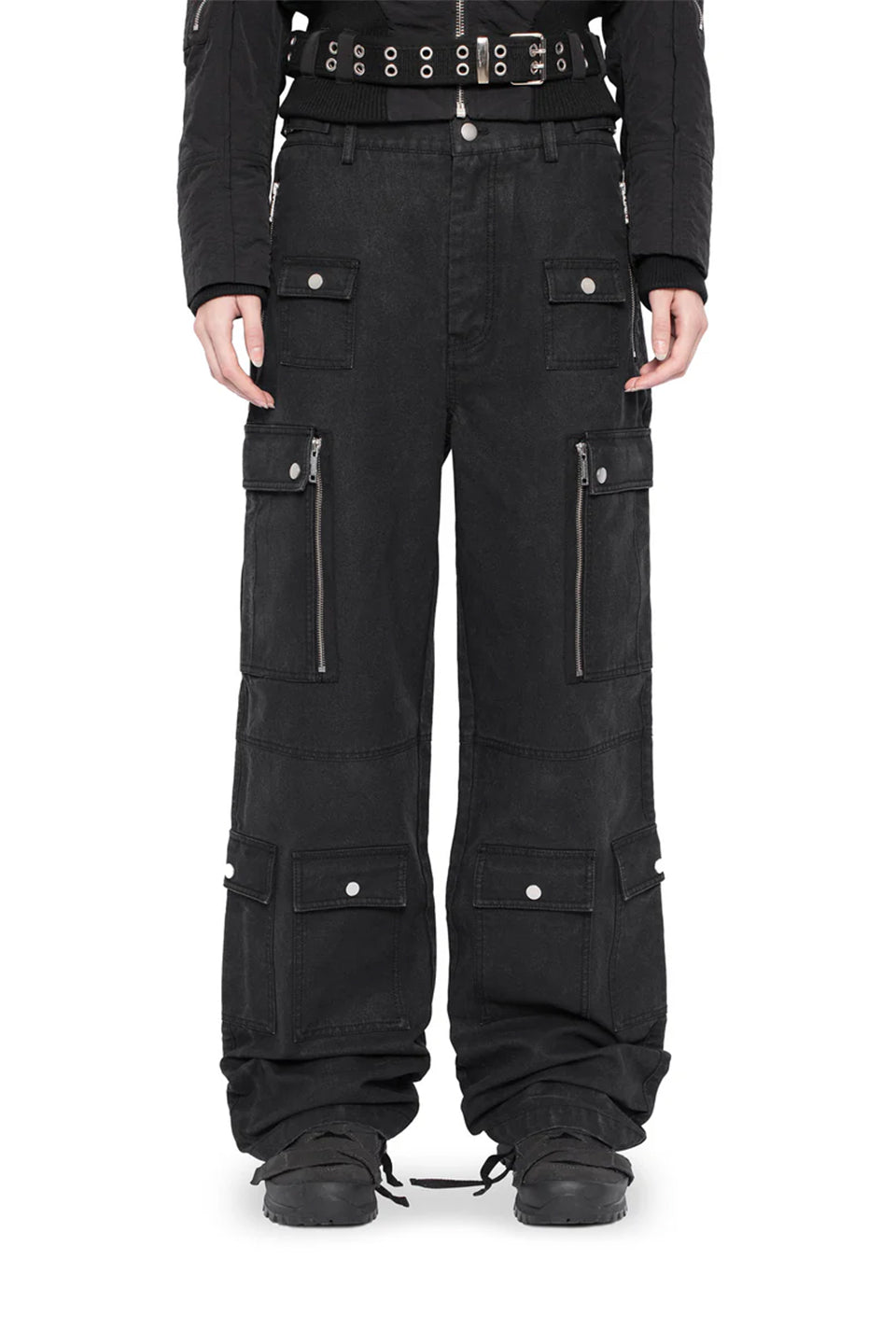 Waxed Cargo Pants