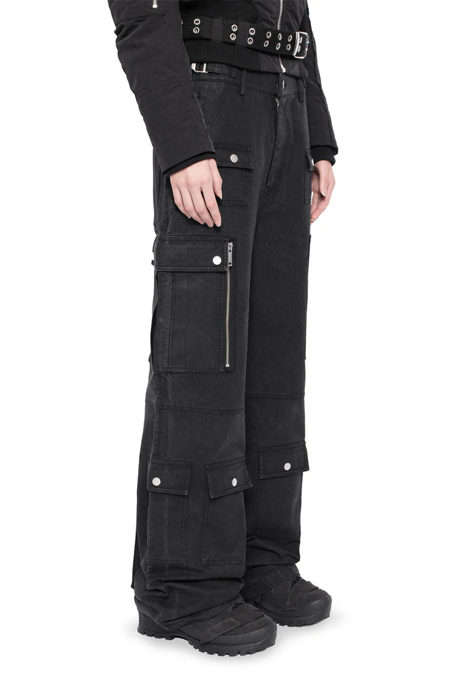 Waxed Cargo Pants