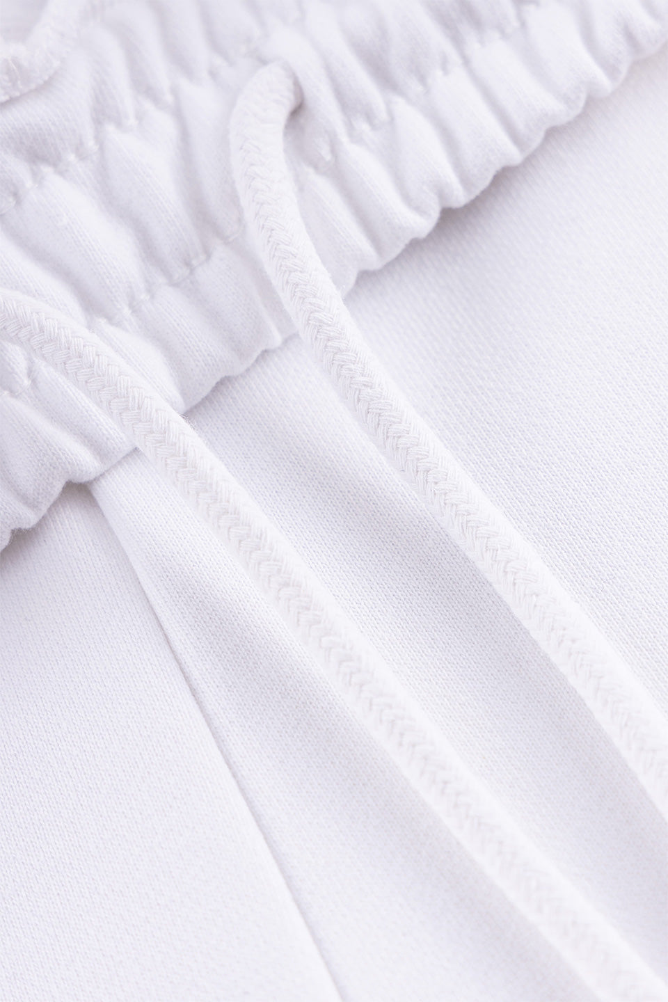 White Cross Rhinestone Jogger