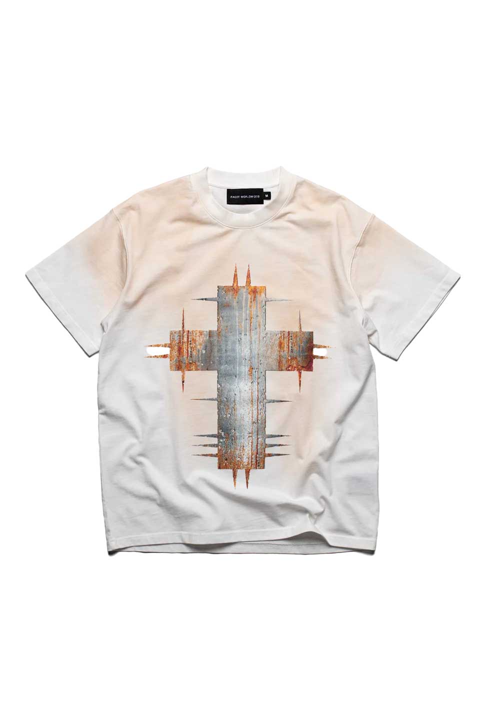 White Rust Cross T-Shirt