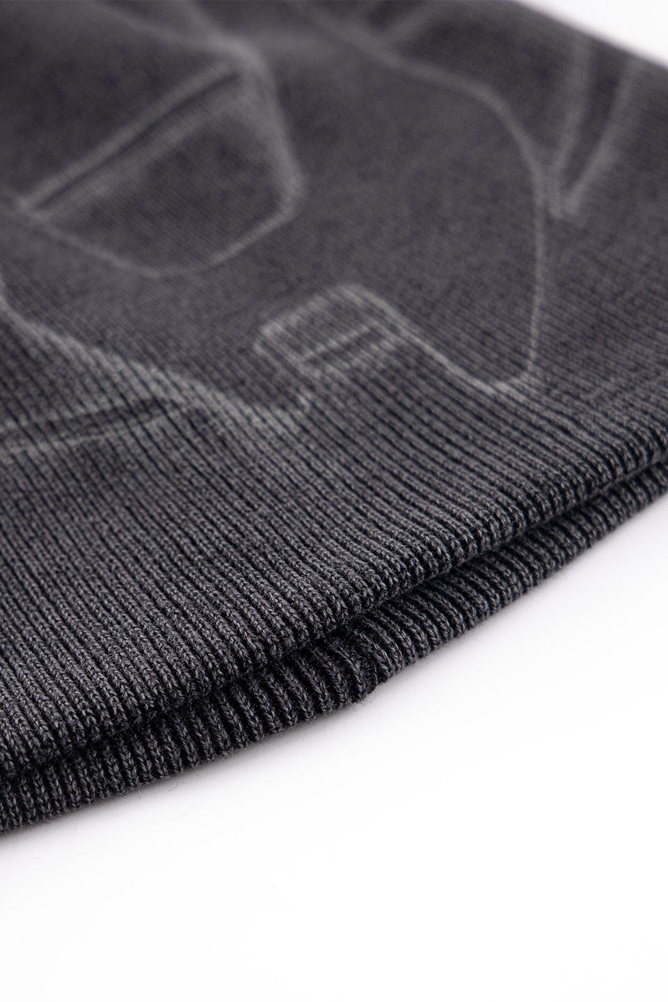 Pierced Beanie Black