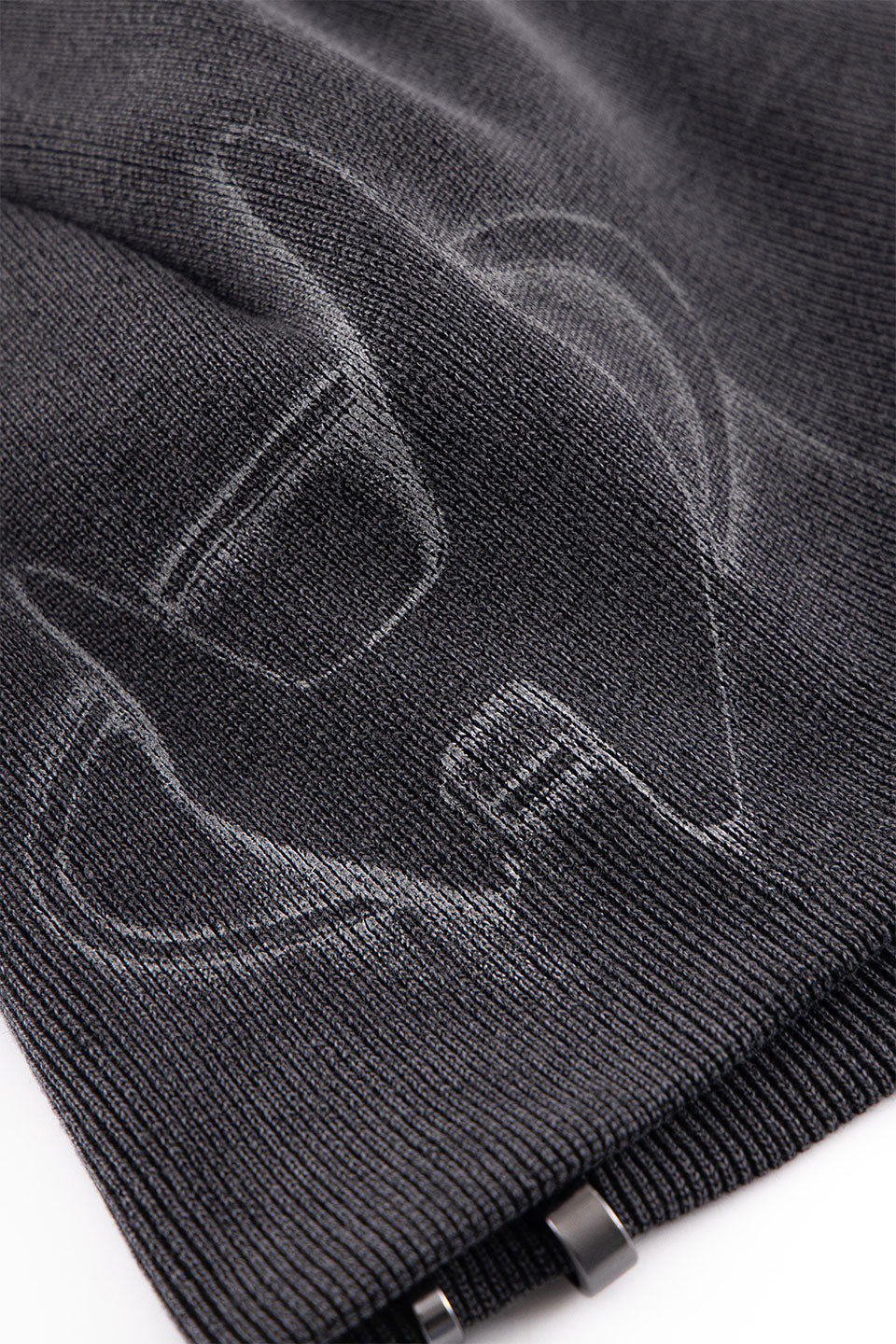 Pierced Beanie Black