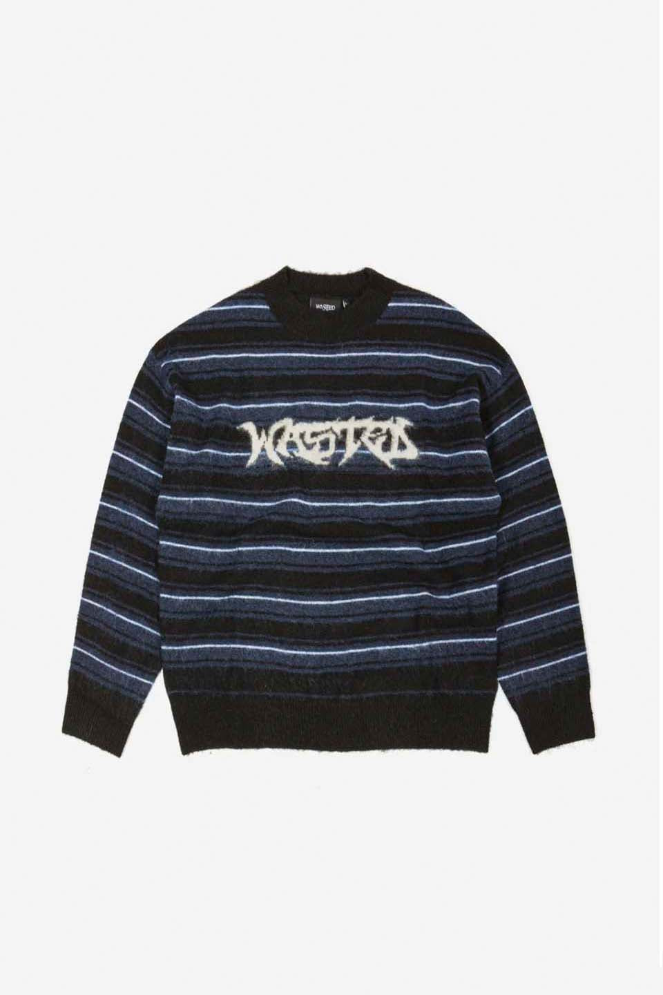 Sweater Fuzzy Stripes Savage