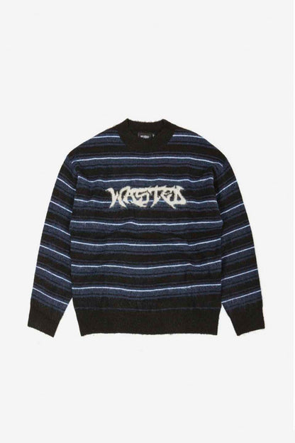 Sweater Fuzzy Stripes Savage