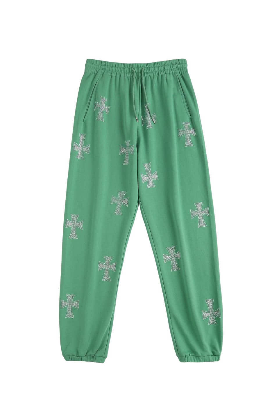 Cross Rhinestone Jogger