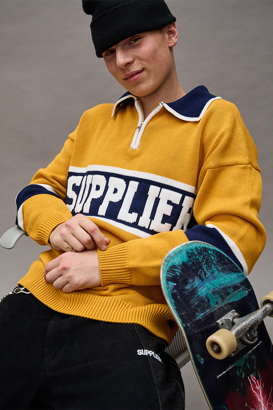New College Logo Knit
