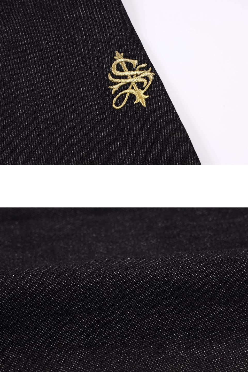 Slipped Back Logo Denim
