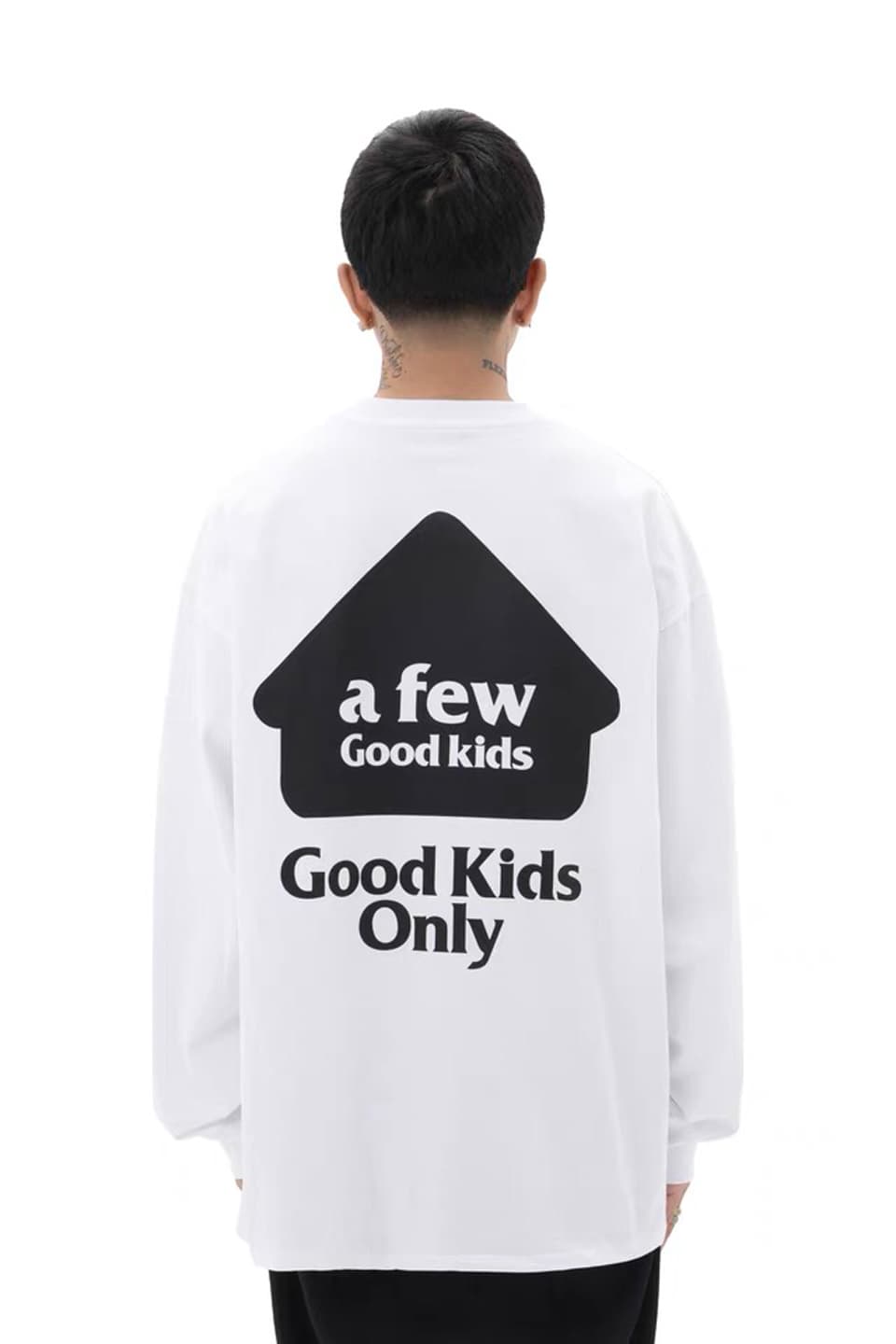 メンズAFGK a few good kids 長T 長袖 Tシャツ L 白 2
