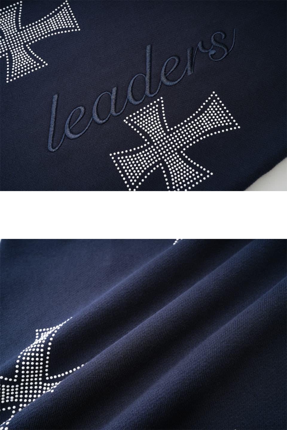 Navy Cross Rhinestone Joggers