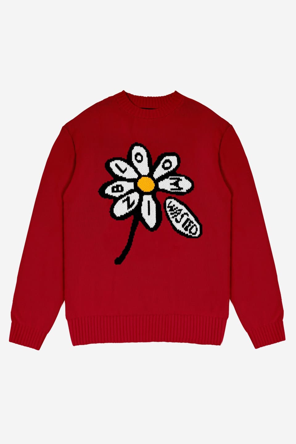 Sweater In Bloom Chili Red