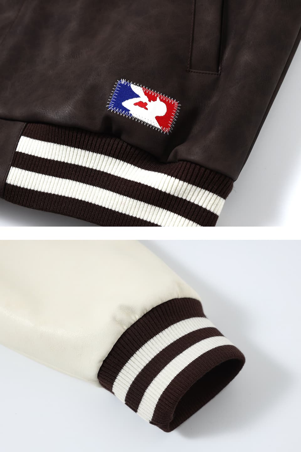 1St Anv. Leather Varsity Jacket