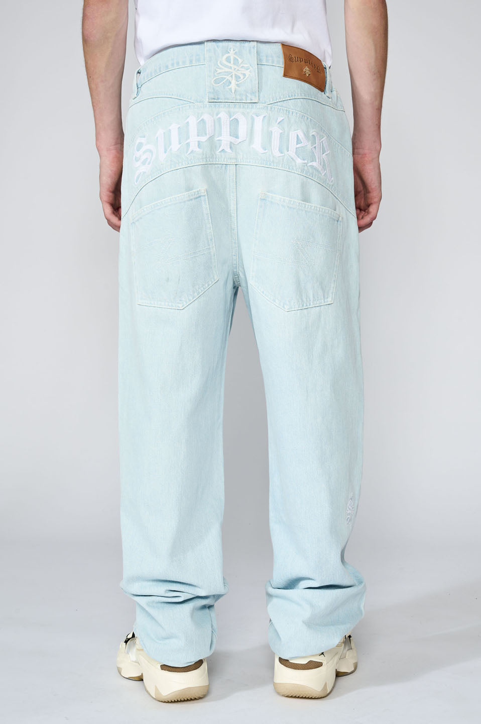 Slipped Back Logo Denim