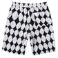 Diamond Pattern Shorts