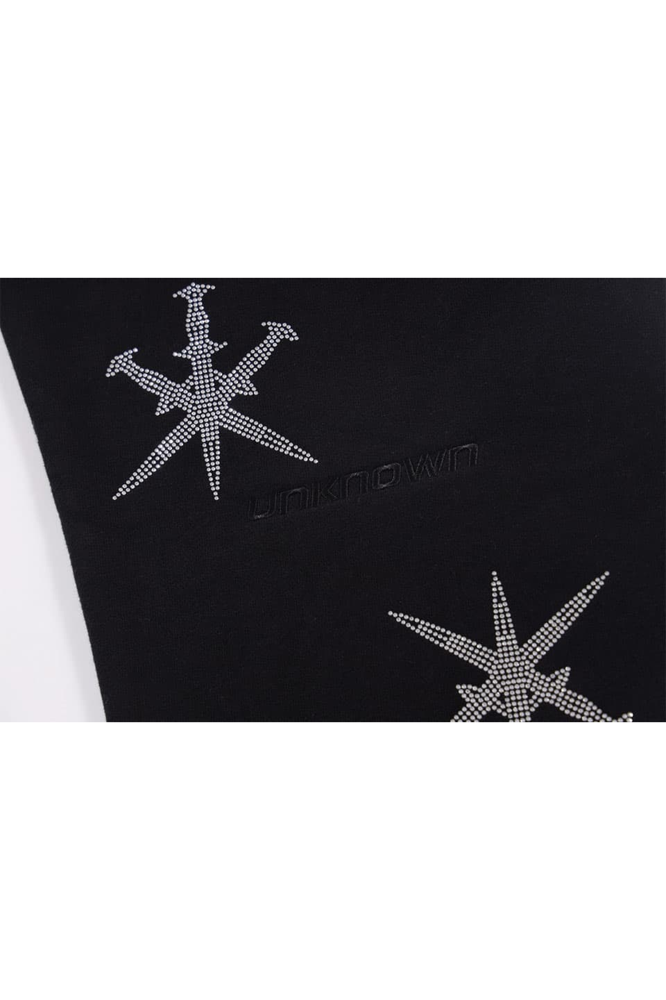 Black Dagger Rhinestone Joggers