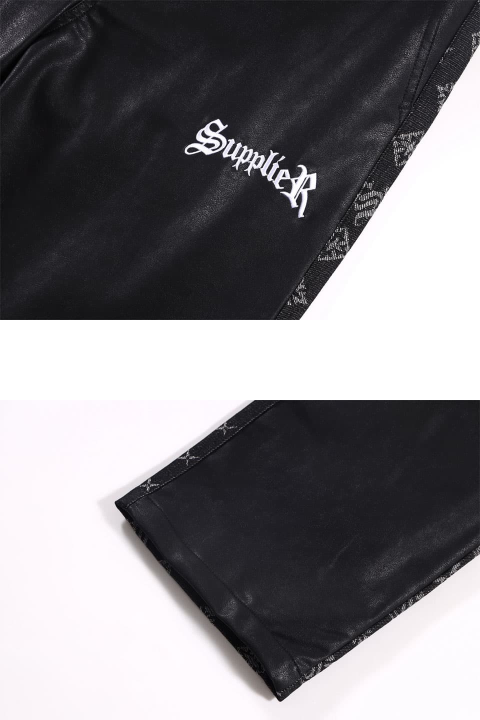 Monogram Leather Pants