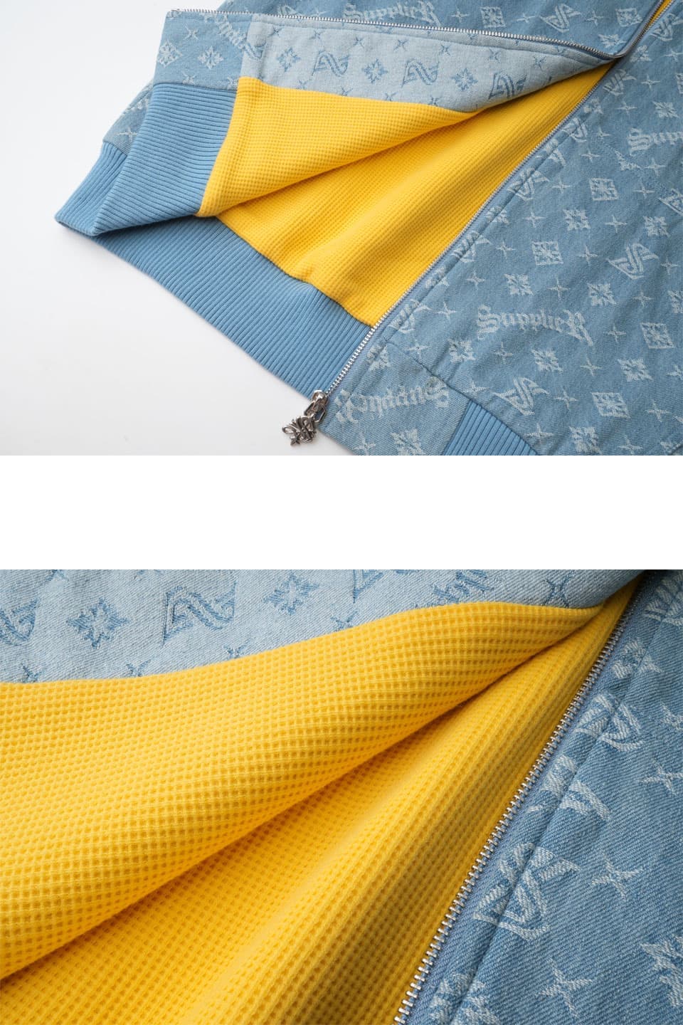 Monogram Denim Hoodie