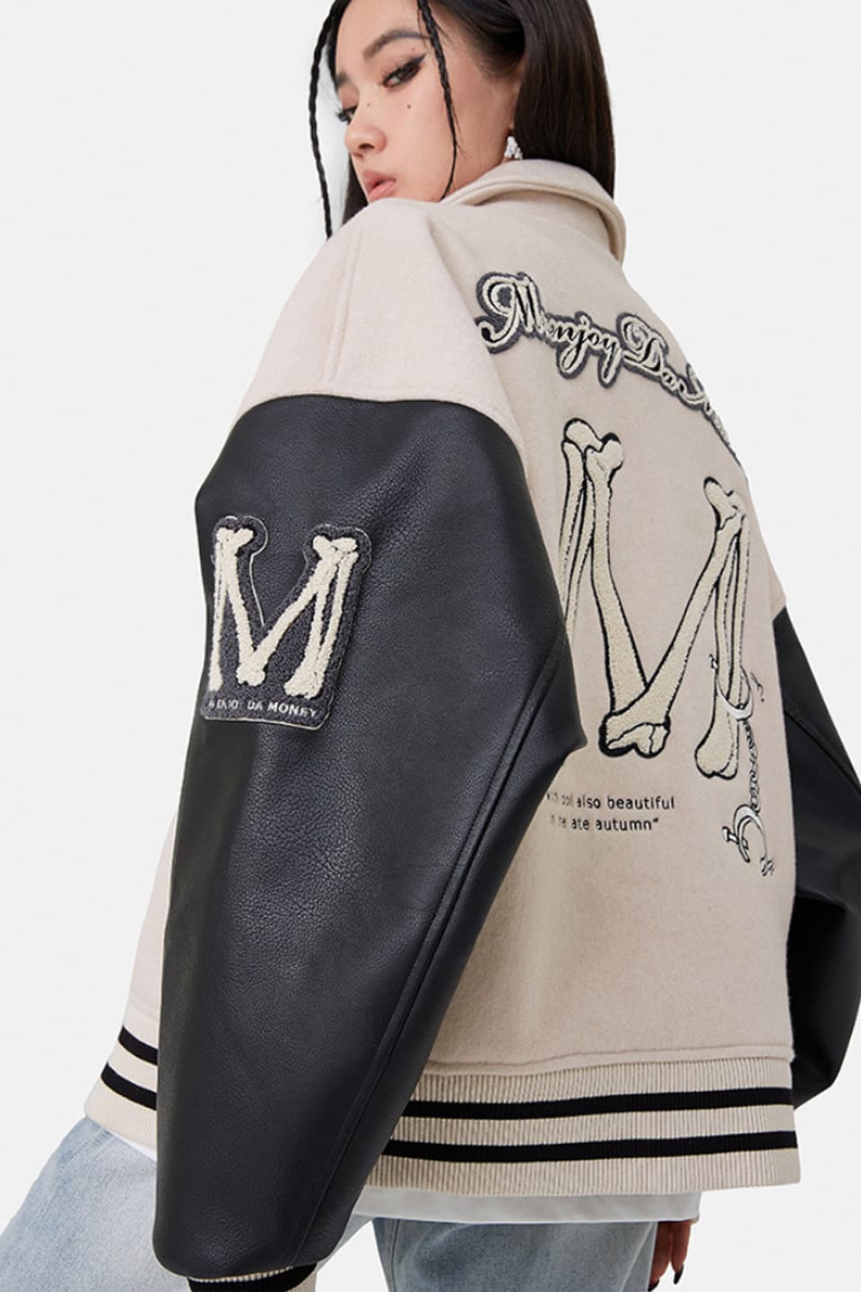 【MEDM 公式】Bone Baseball Jacket ジャケット