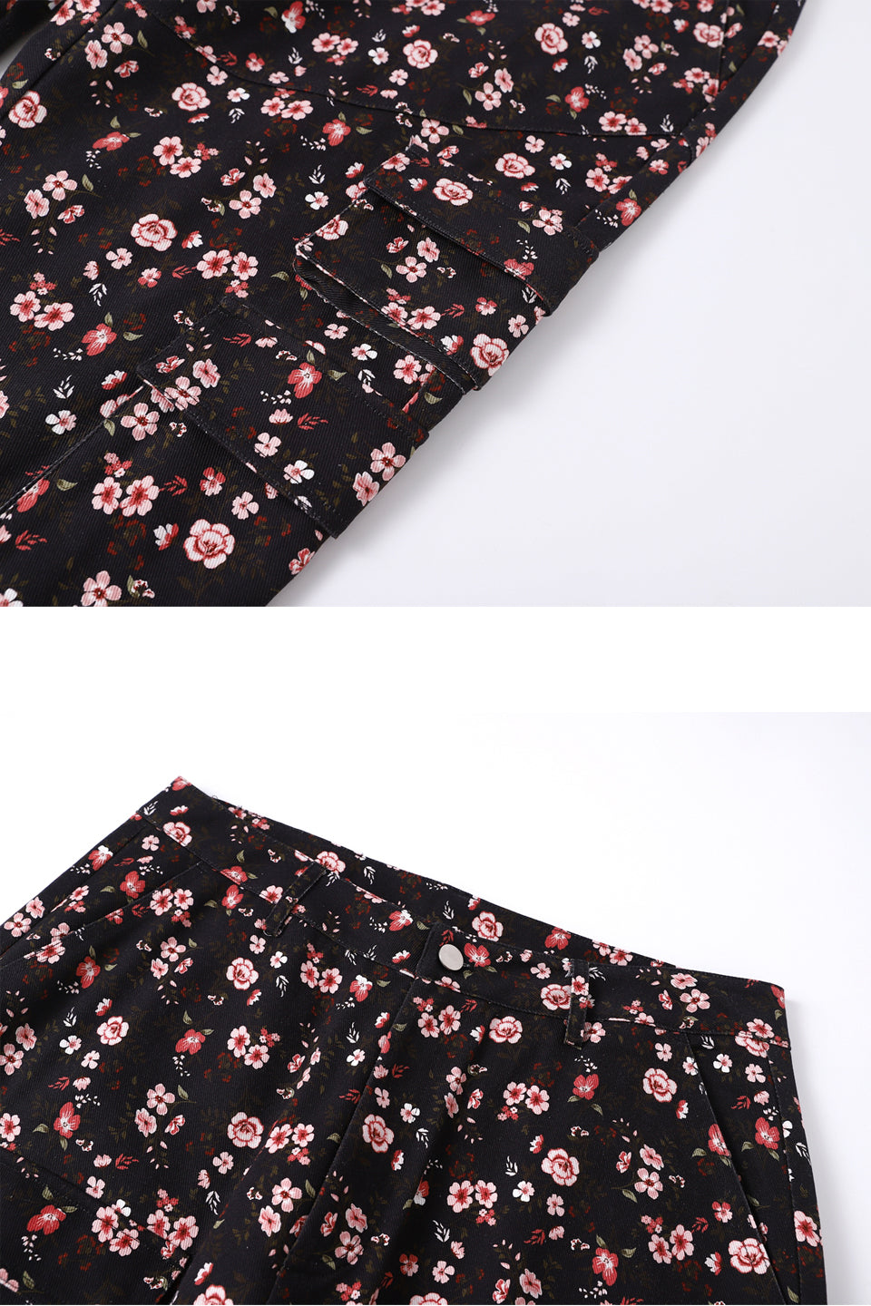 Flower Cargo Pants