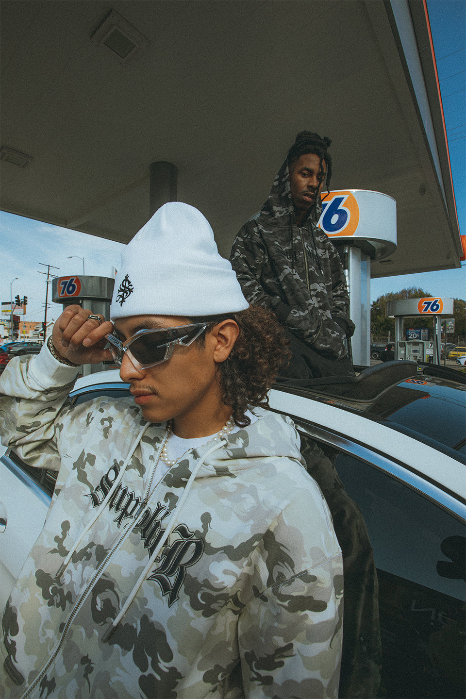 Cloud Camo Zip Hoodie