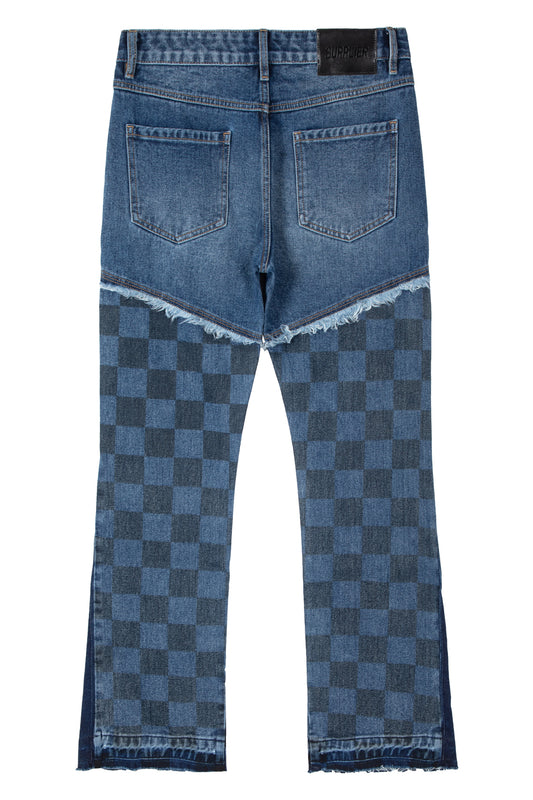 SALUTE X SUPPLIER Checker Denim
