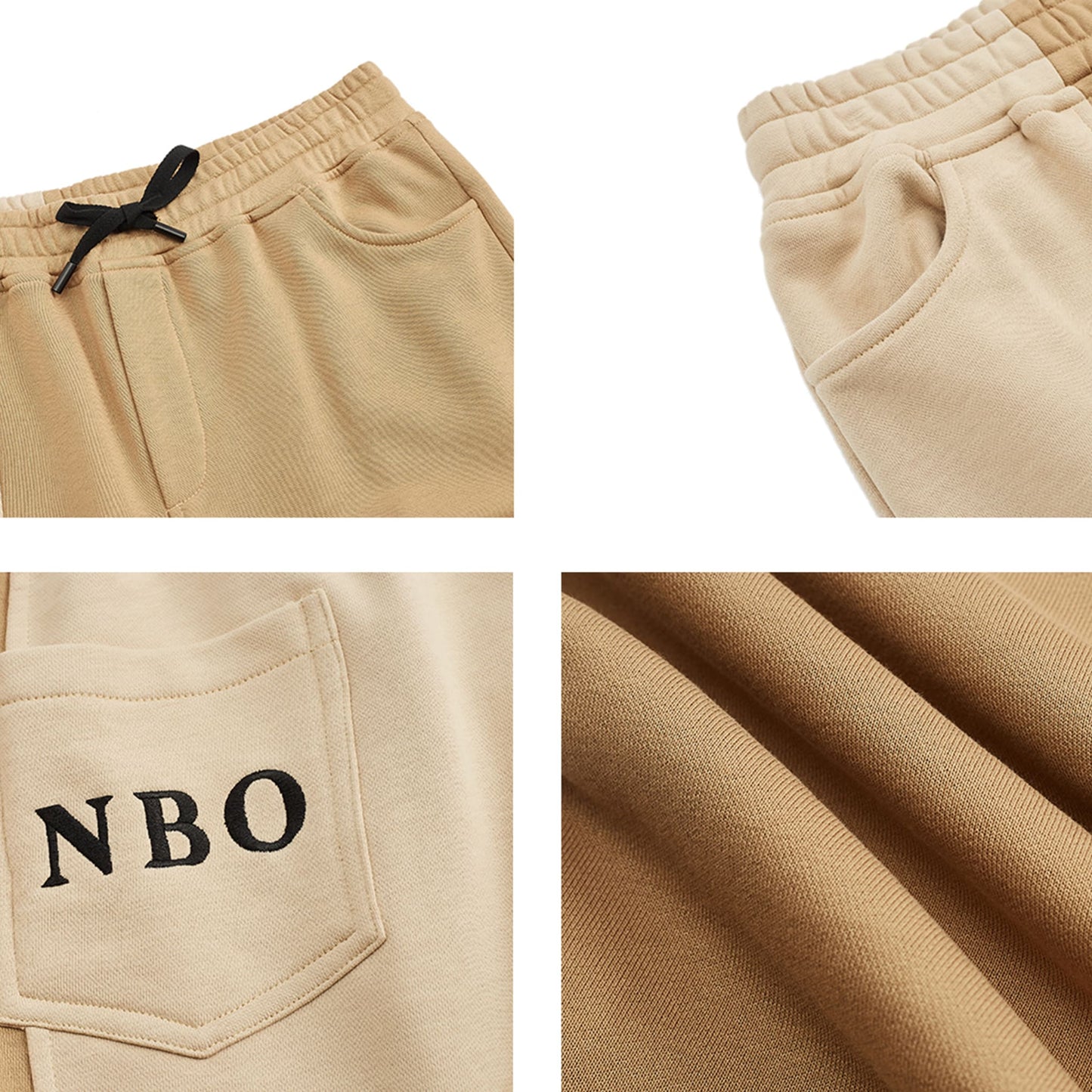 Stitching Embroidered Sweatpants