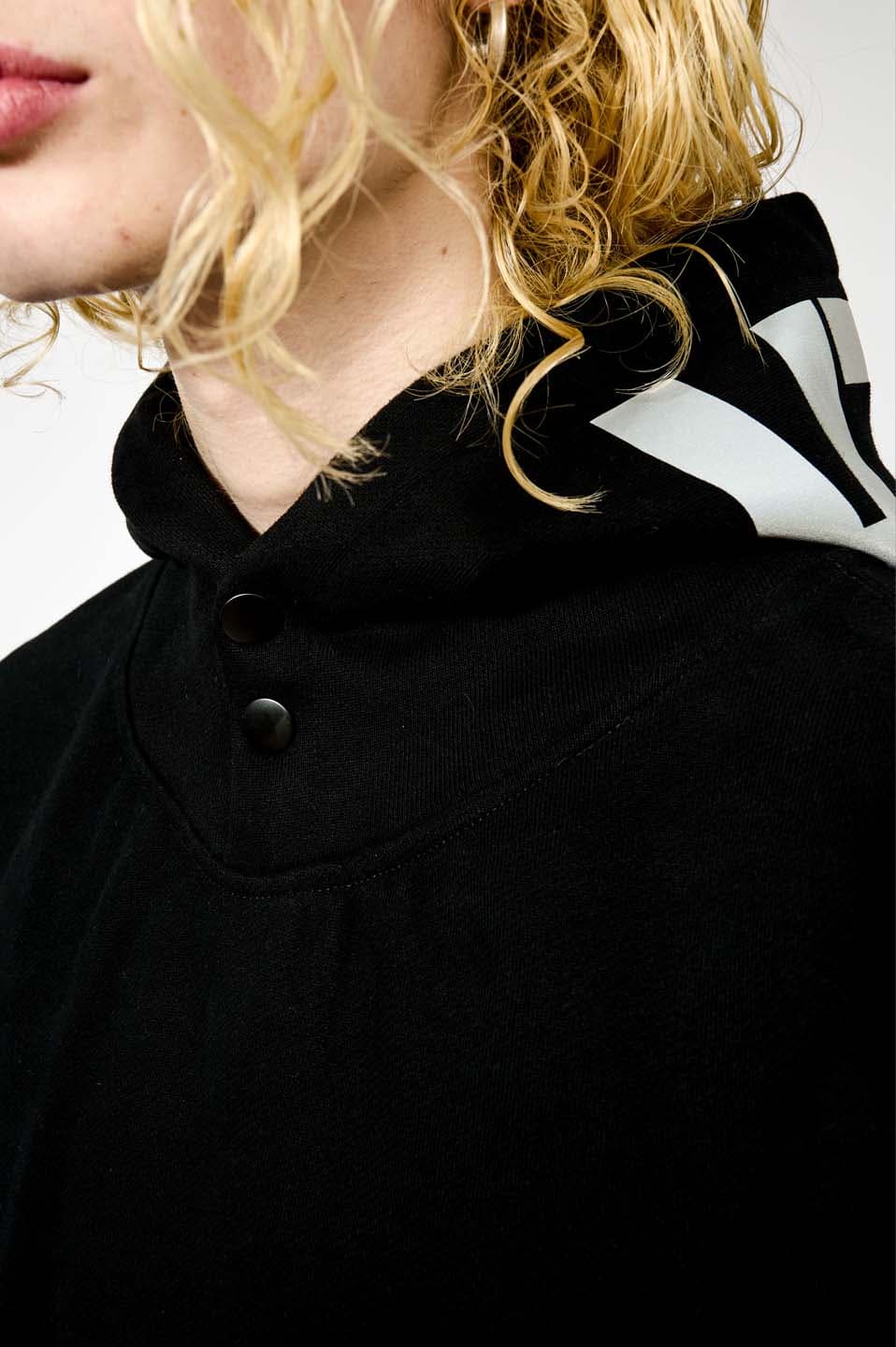 High Neck Hoodie