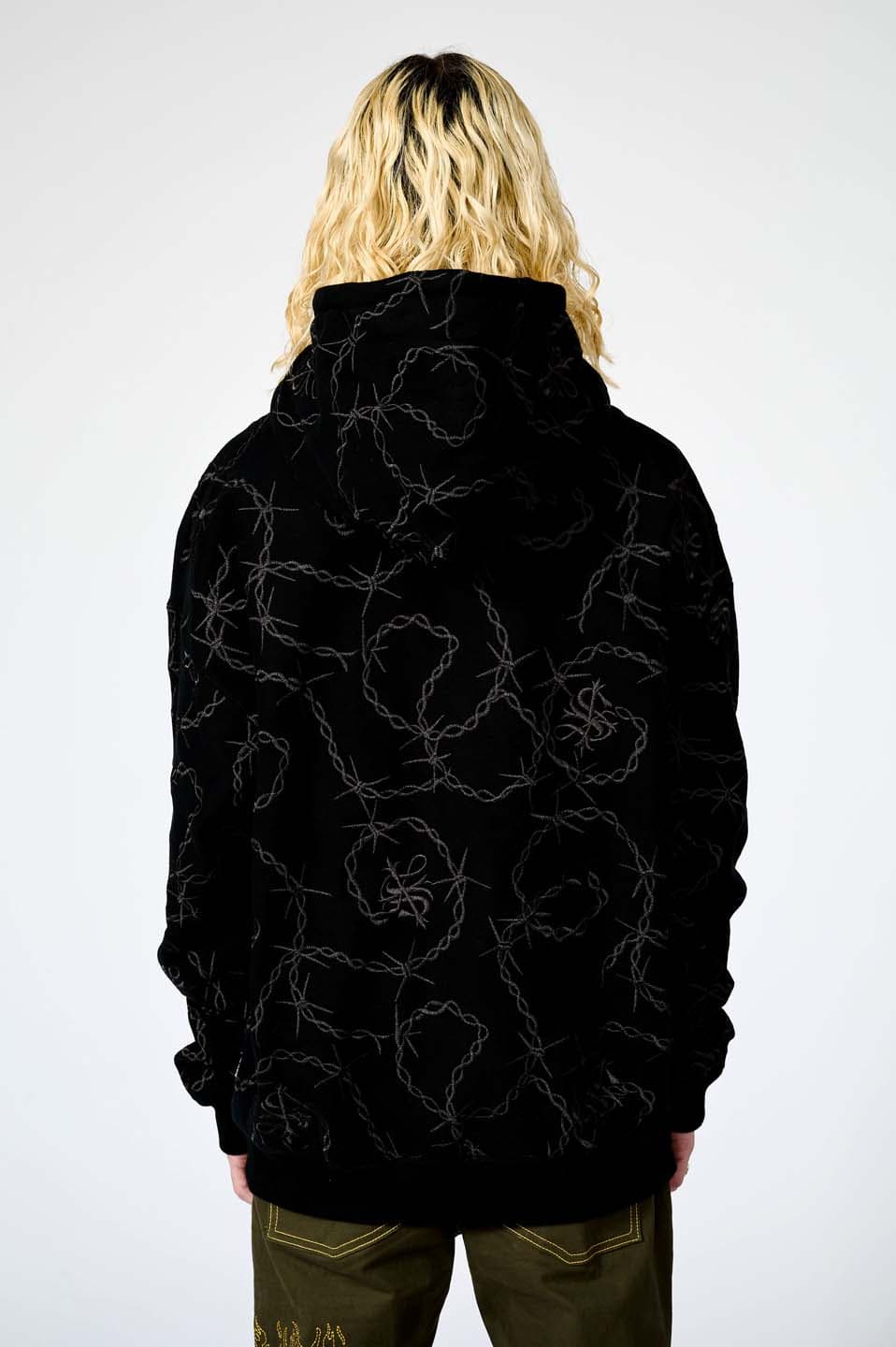 Cross Chain Pullover Hoodie