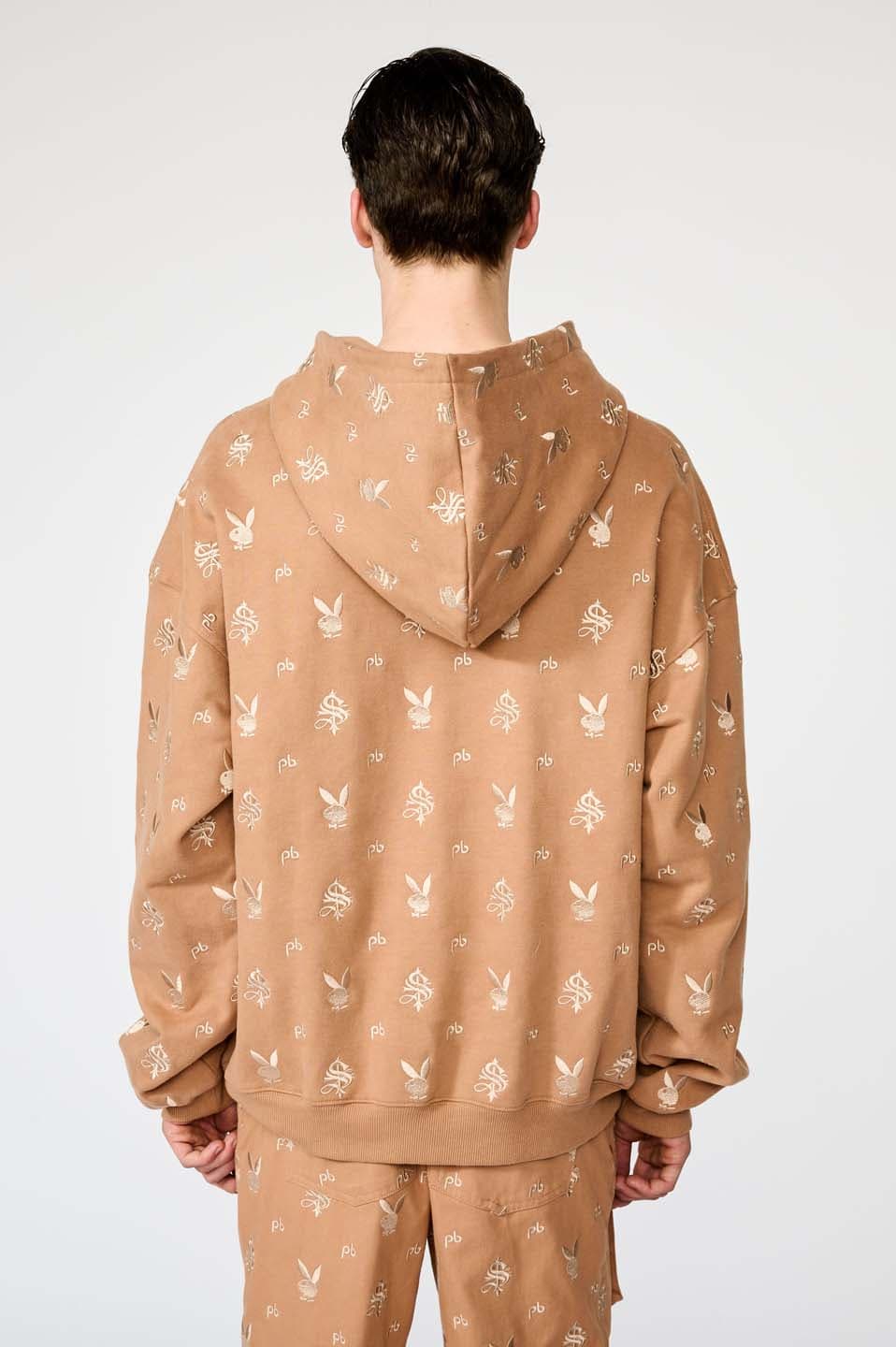 Playboy All Over Embroidery Pullover