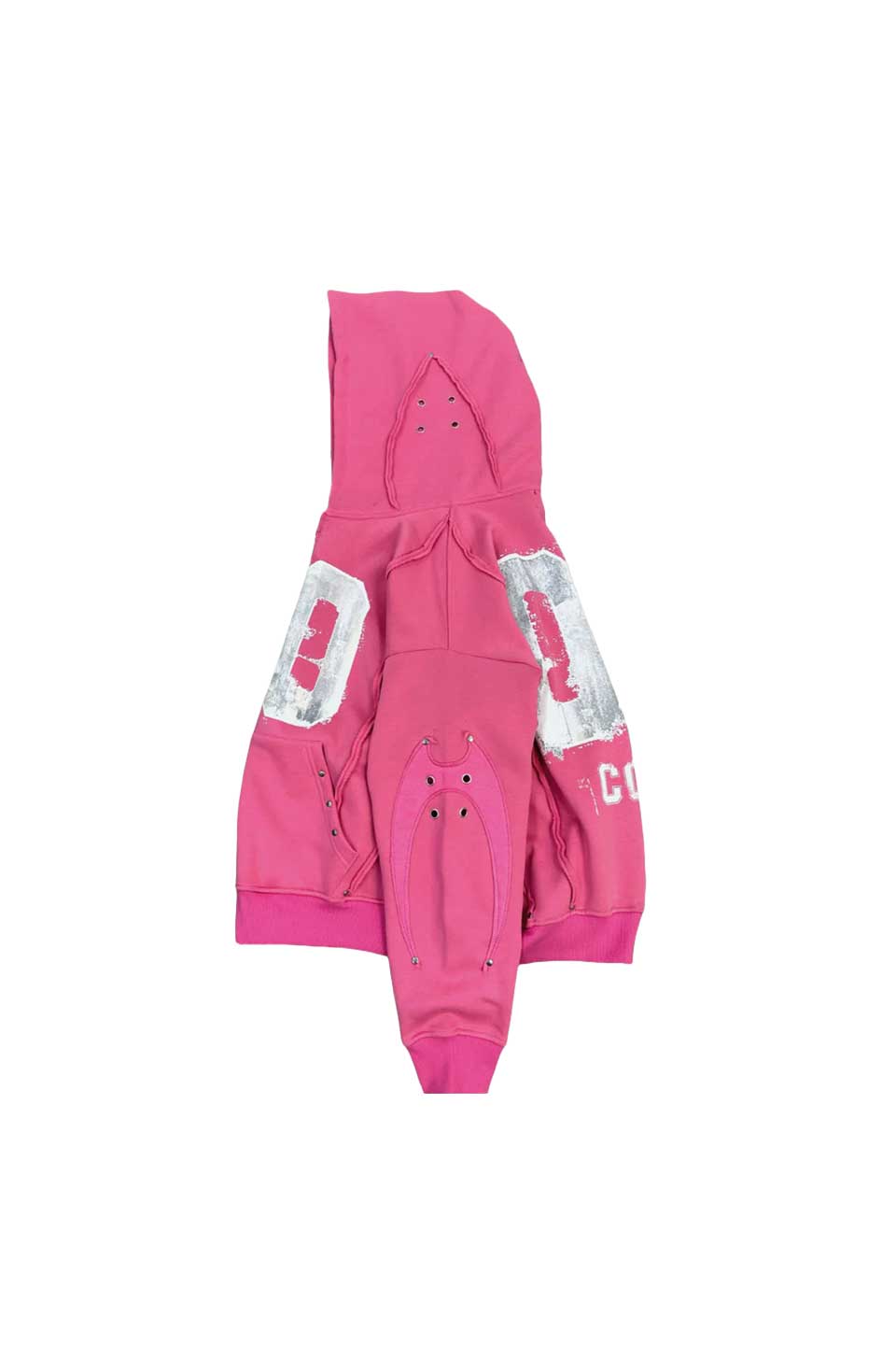 00 Pink Knight Club Hoodzip