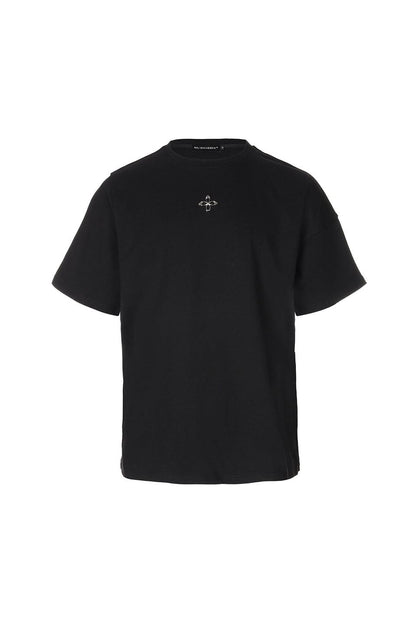 Unbalance Metal Clover Logo Slim T-Shirts