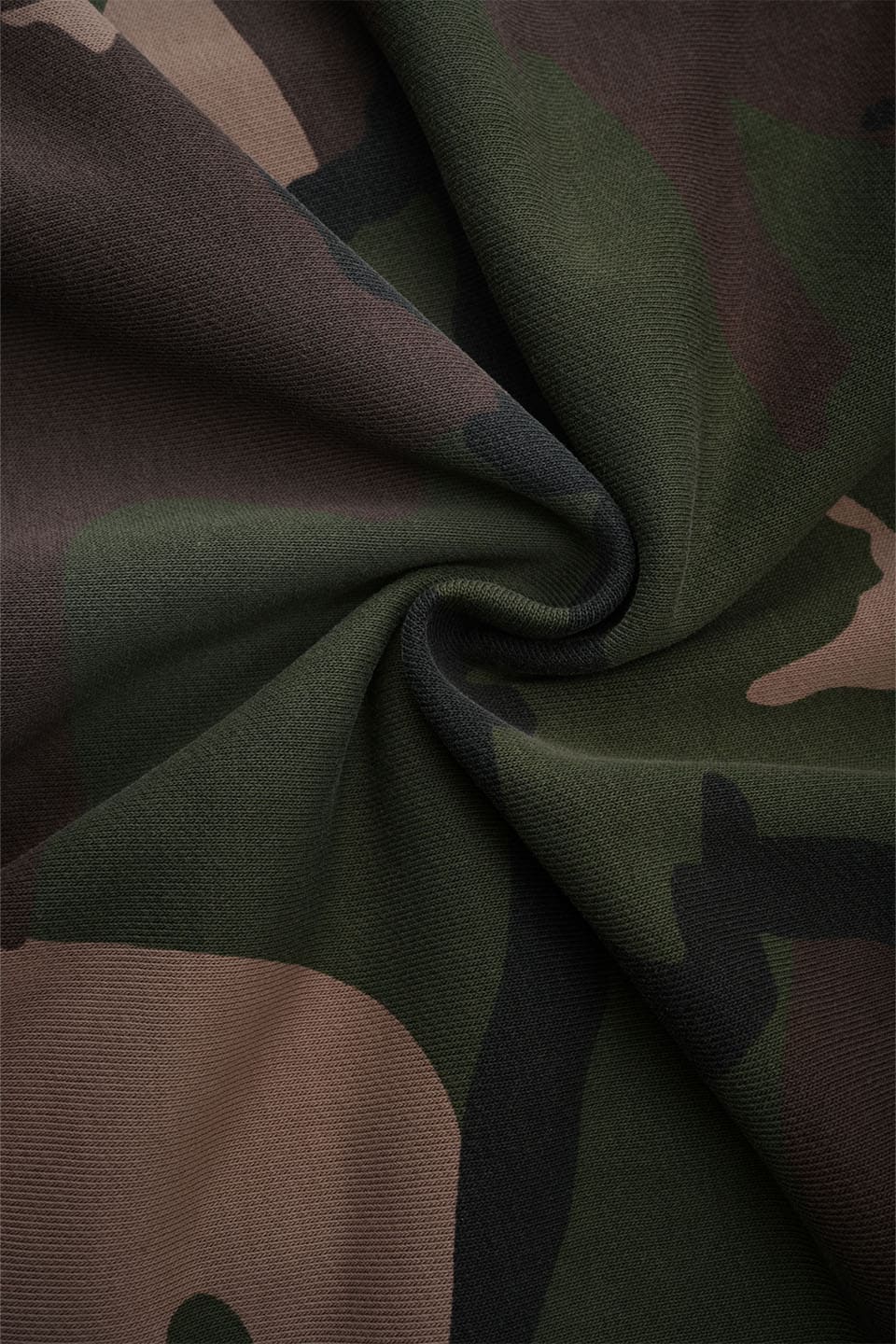 Splayed Camo Zip Hoodie