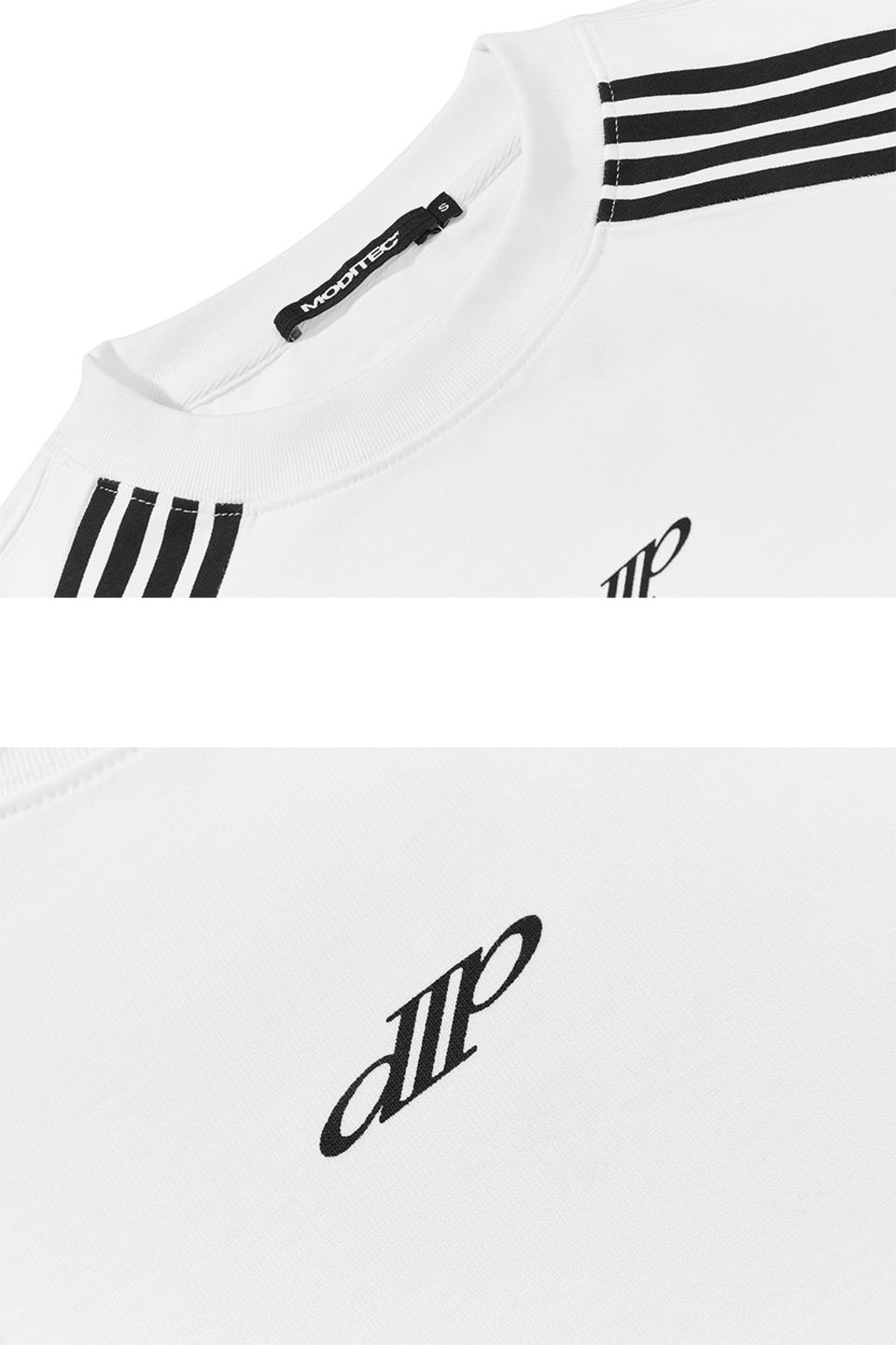 M Striped Stitching Long Sleeves