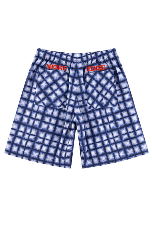 Tyedie Check Shorts