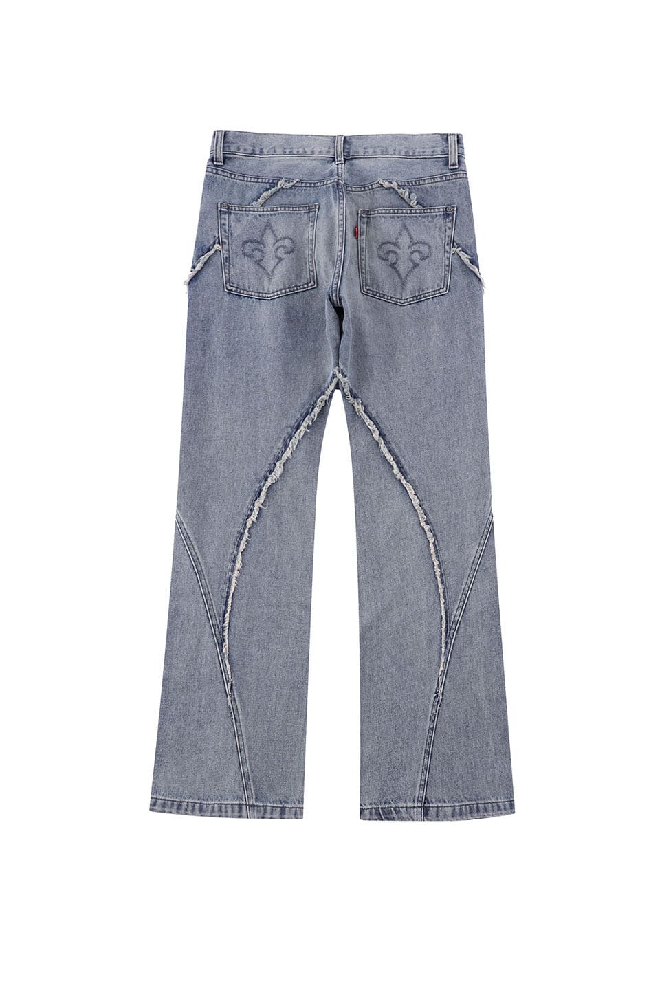 Curve Switching Flare Denim Pants